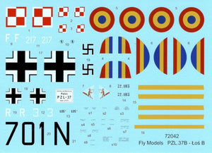 Fly 72042 PZL.37 B Łoś Polish Medium Bomber 1/72 – immagine 10