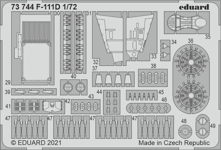 Eduard 73744 F-111D HASEGAWA / HOBBY 2000 1/72