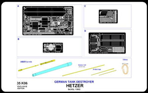 Aber 35K06 German tank destroyer Sd. Kfz. 138/2 Hetzer 1/35 – immagine 7