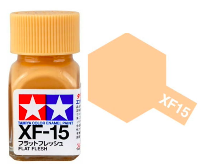 Peinture émail Tamiya XF15 Flat Flesh (80315)
