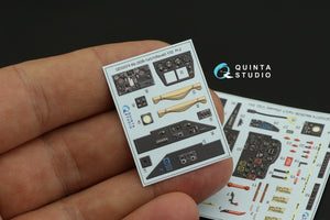 Quinta Studio QD32074 Me 262B1a/U-1 3D-Printed &amp;amp; coloured Interior on decal paper (Revell) 1/32 – zdjęcie 10