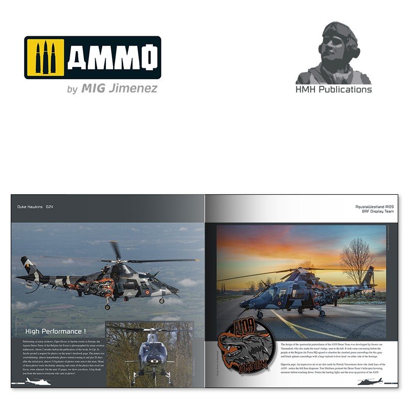 HMH Publications DH-024 Agusta Westland A109 & the Belgian Air Force A109 Display Team ( English version )