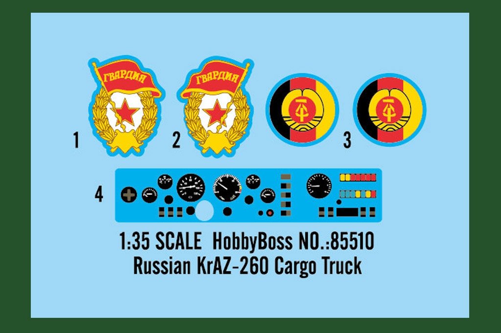 Hobby Boss 85510 Russian KrAZ-260 Cargo Truck 1/35 – image 9