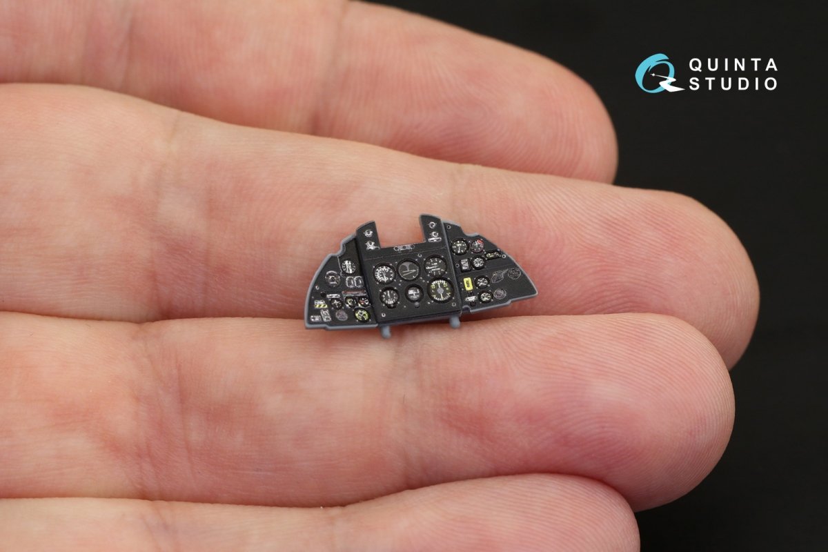 Quinta Studio QD48191 Tempest Mk.V 3D-Printed &amp;amp; coloured Interior on decal paper (Eduard) 1/48 – immagine 3