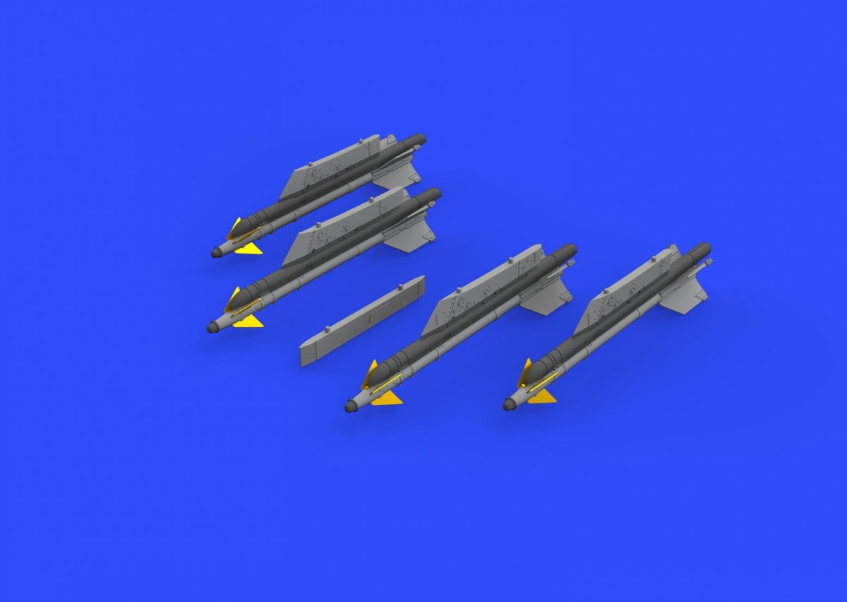 Eduard 672188 R-13M missiles w/ pylons for MiG-21 1/72 – Bild 2