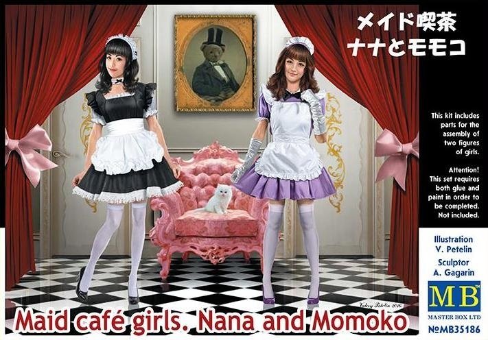 Master Box 35186 Maid Café Girls - Nana et Momoko 1/35 