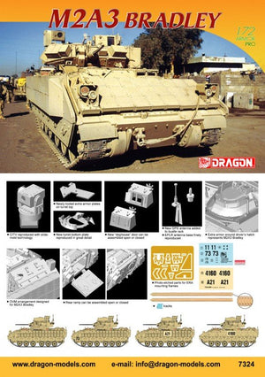 Dragon 7324 M2A3 Bradley 1/72 – immagine 2