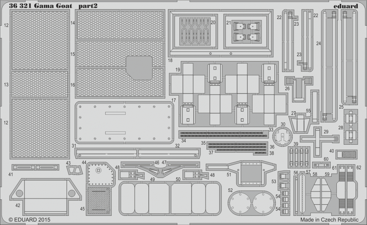 Eduard 36321 Gama Goat TAMIYA 1/35 – zdjęcie 2