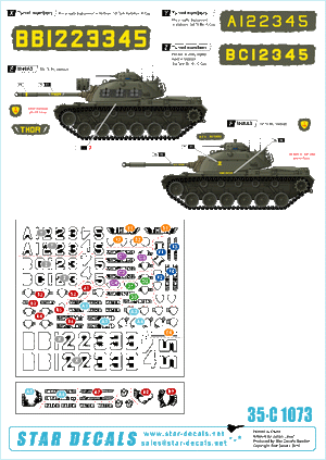 Star Decals 35-C1073 M48A3 Early model 1/35 – immagine 2