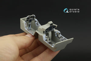 Quinta Studio QD32100 F/A-18F late / EA-18G 3D-Printed &amp;amp; coloured Interior on decal paper (Trumpeter) 1/32 – zdjęcie 13