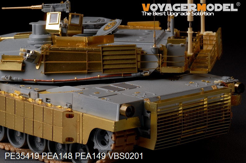 Voyager Model PEA149 Modern US Army M1A2 TUSK Slat Armour (For DRAGON 3536) 1/35 – Bild 4
