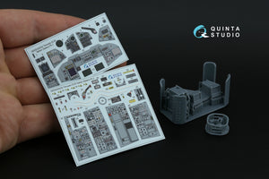 Quinta Studio QD+32232 Tornado ECR Italian 3D-Printed &amp;amp; coloured Interior on decal paper (Italeri) (with 3D-printed resin parts) 1/32 – immagine 2