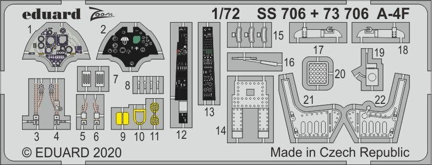 Eduard 73706 A-4F for Hobby Boss 1/72 – imagen 2