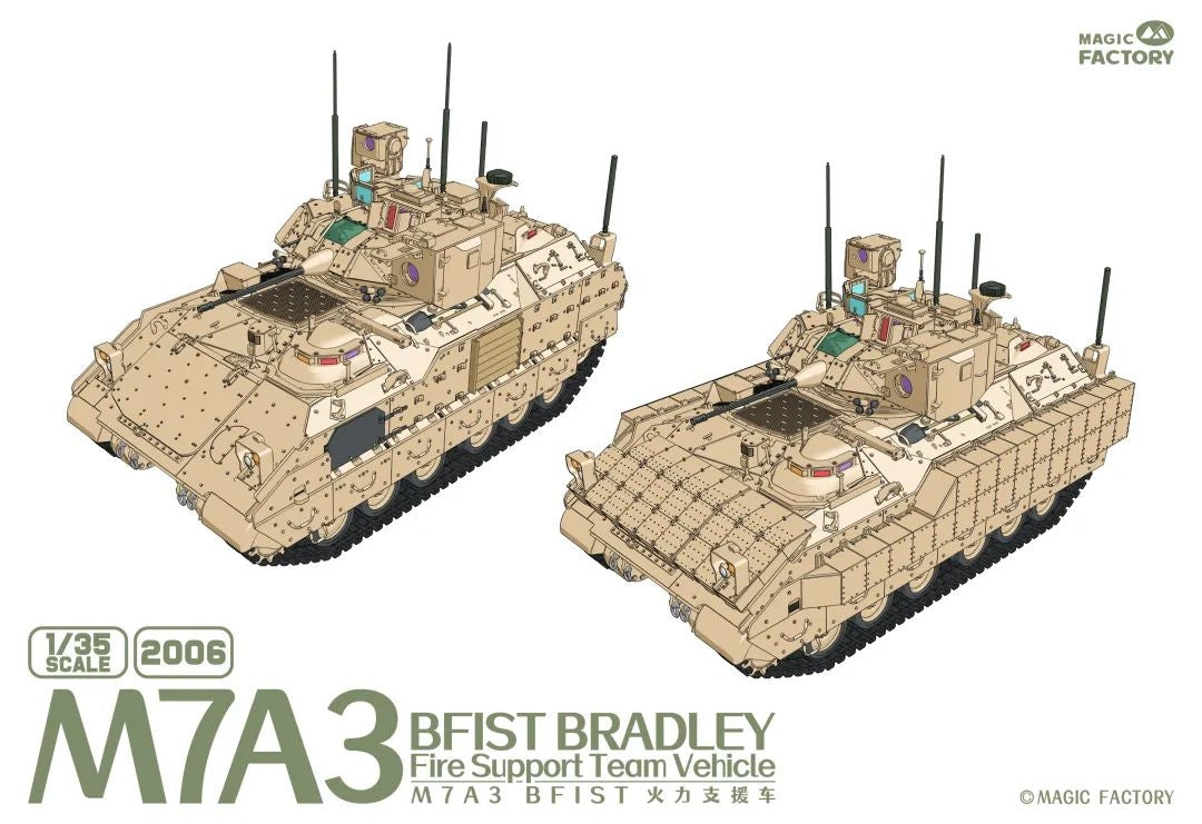Magic Factory 2006 M7A3 BFIST Bradley Fire Support Team Vehicle 1/35 – immagine 6