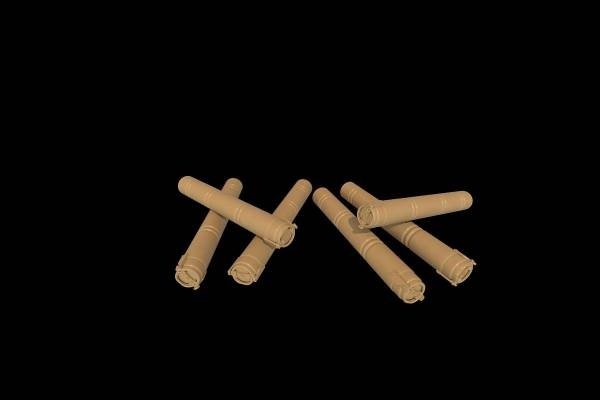 Panzer Art RE35-623 Metal ammo containers for 88mm FlaK/KwK36 early pattern (12pcs) 1/35 – immagine 2