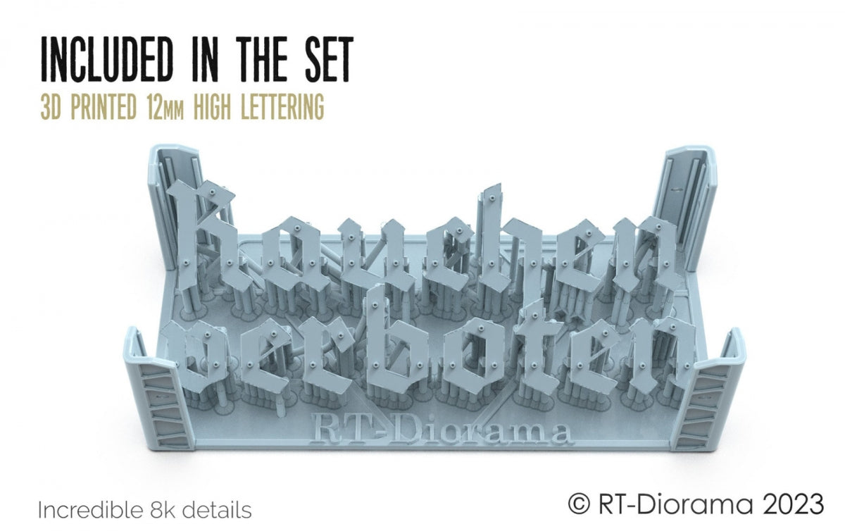 RT-Diorama 35728 Letters Set 3 - &amp;quot;Rauchen Verboten&amp;quot; 1/35 – immagine 2