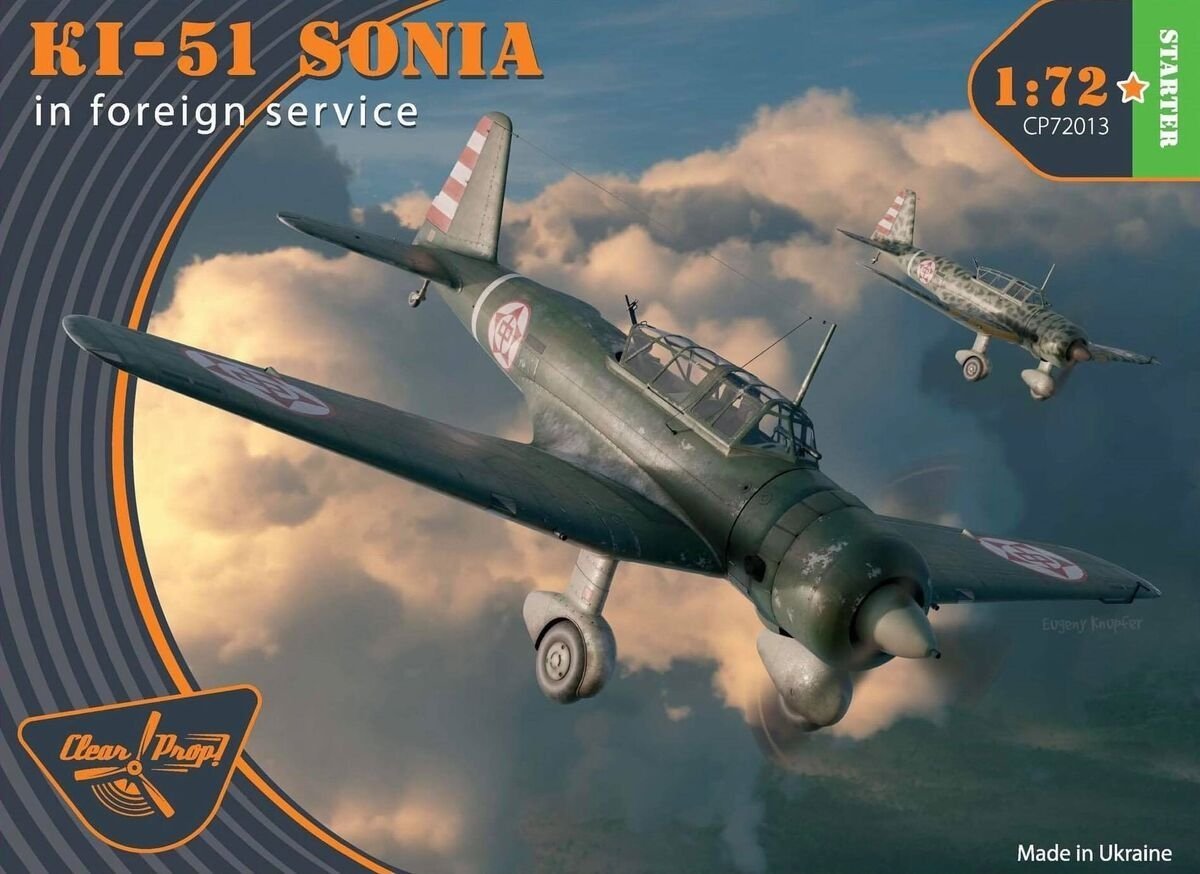 Clear Prop! CP72013 Ki-51 Sonia en service à l&amp;#39;étranger KIT DE DÉMARRAGE 1/72