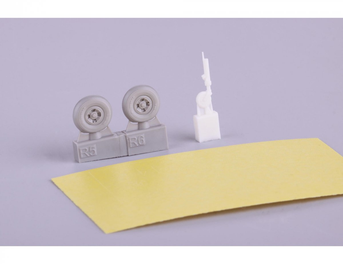 Eduard 672146 Spitfire Mk. VIII wheels - 4 spoke w/ smooth tire EDUARD 1/72 – imagen 5