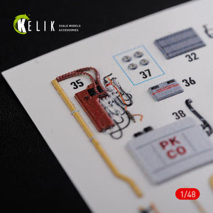 KELIK K48092 Mi-24D (Hind-D) interior 3D decals for Trumpeter kit 1/48 – immagine 10