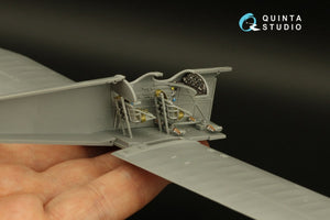 Intérieur imprimé en 3D et coloré sur papier décalcomanie Quinta Studio QD48329 Po-2VS (ICM) 1/48 – image 9