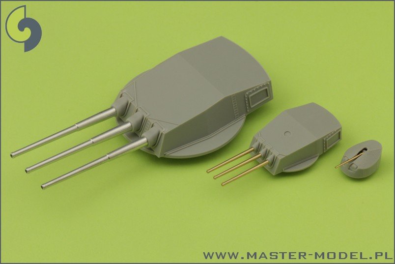 Master SM-350-064 R.N. Roma armament - 381mm (9pcs), 152mm (12pcs), 90mm (12pcs) barrels – imagen 4