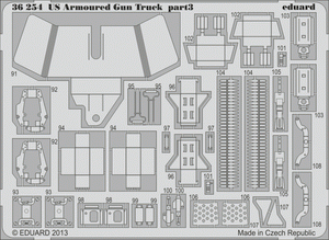 Eduard 36254 US Armoured Gun Truck ITALERI 1/35 – Bild 3