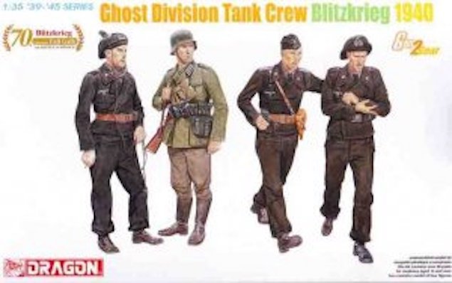 Dragon 6654 Ghost Div.Tank Crew 1940 1/35
