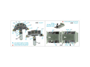 Intérieur coloré imprimé en 3D pour F-15E de Quinta Studio QDS-48426 sur papier décalcomanie (Academy) (Petite version) 1/48  – image 12