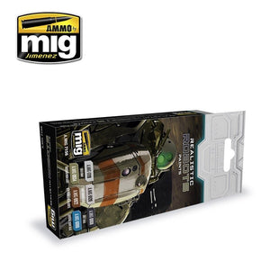 AMMO of Mig Jimenez 7156 REALISTIC ROBOTS COLOR SET 6x17ml – Bild 2