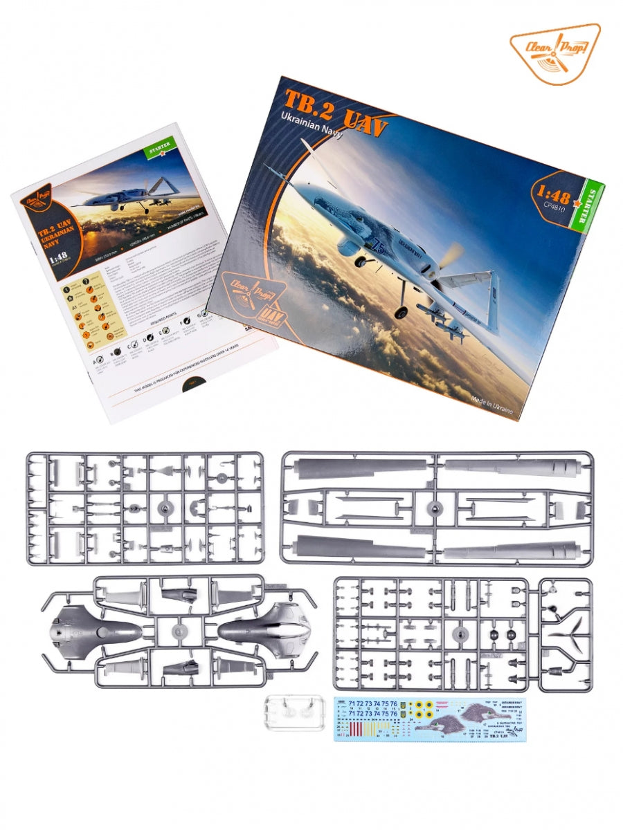 Clear Prop! CP4810 TB.2 UAV UKRAINIAN NAVY STARTER KIT 1/48 – image 4