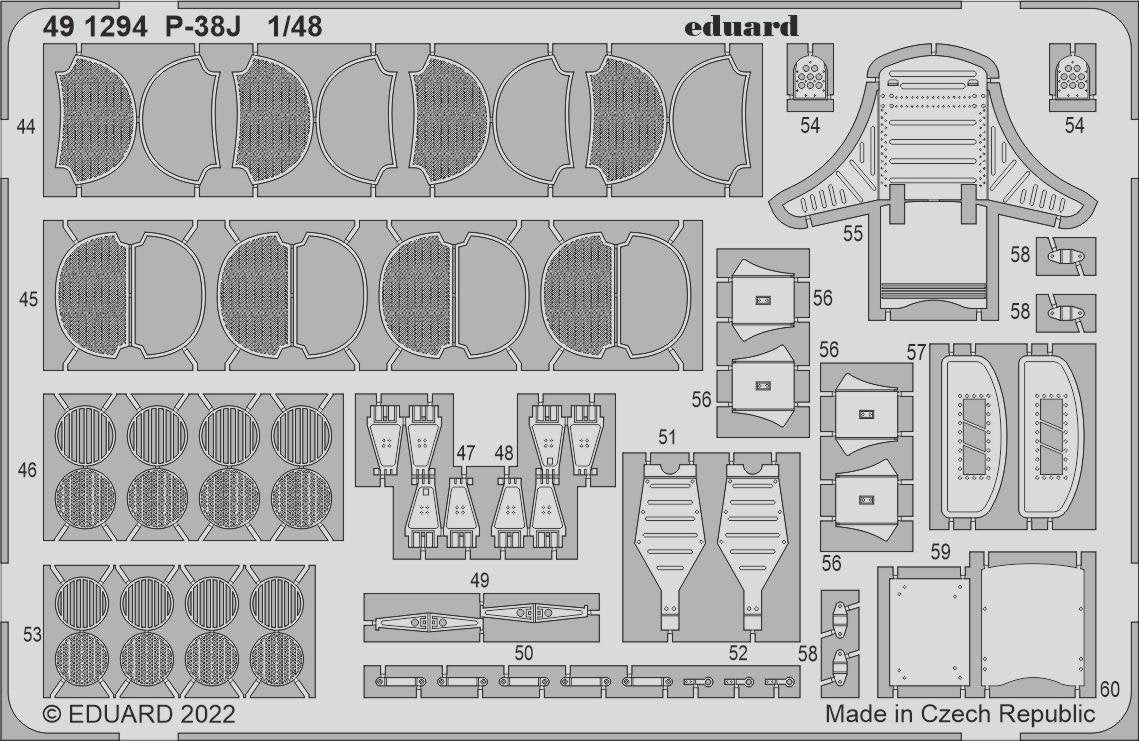 Eduard BIG49349 P-38J TAMIYA 1/48 – image 13
