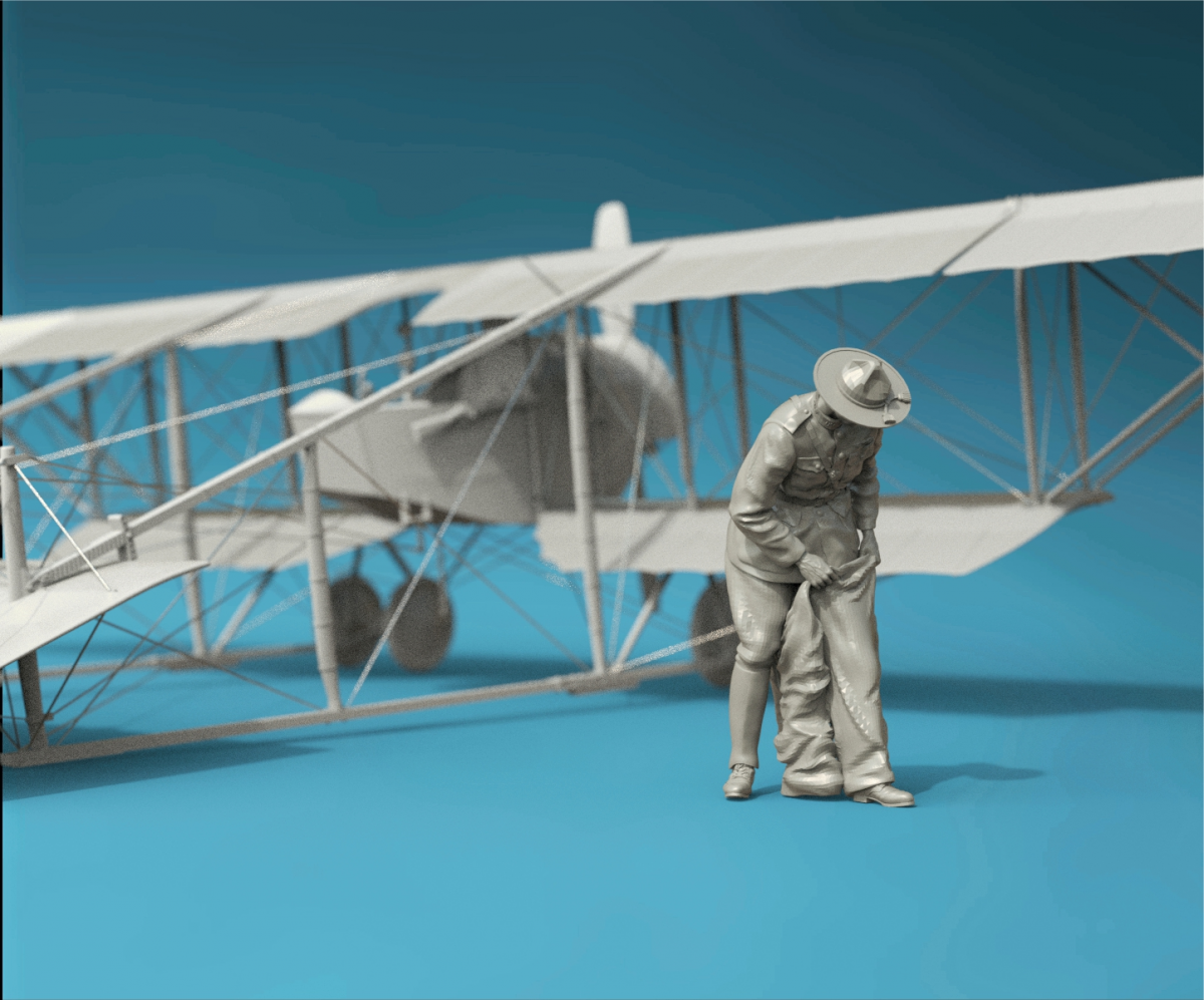 Mécanicien RNAS Copper State Models F32-055 avec une boîte 1/32 