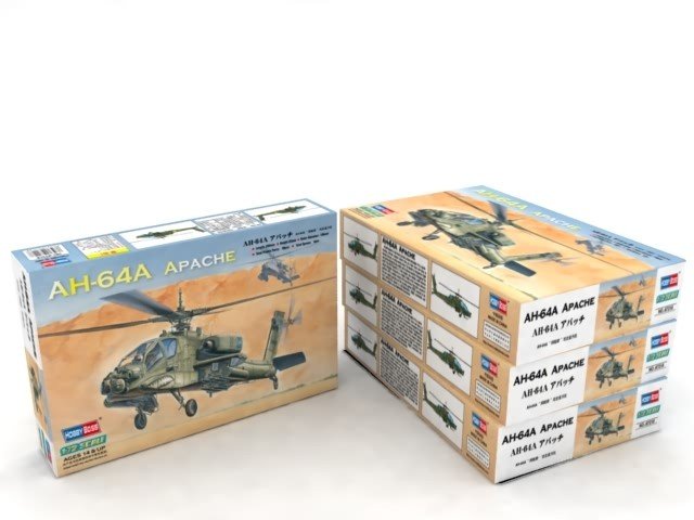 Hobby Boss 87218 AH-64A Apache Attack Helicopter 1/72 – Bild 2