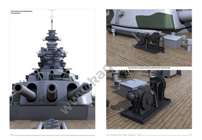 Kagero 16070 The Battleship HMS Rodney 1942 EN – immagine 3