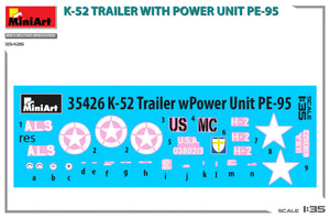 MiniArt 35426 K-52 TRAILER w/POWER UNIT PE-95 1/35 – imagen 2