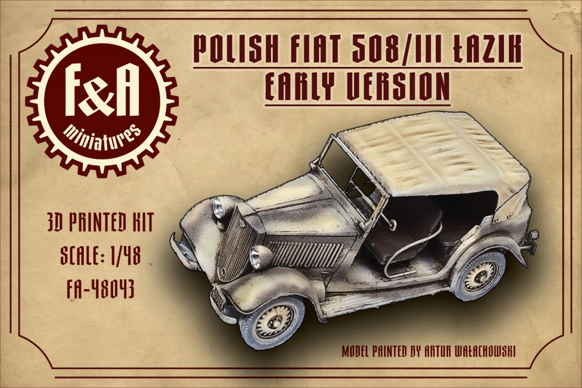 F&amp;amp;A Miniatures FA-48043 Fiat 508/III Rover early version 1/48