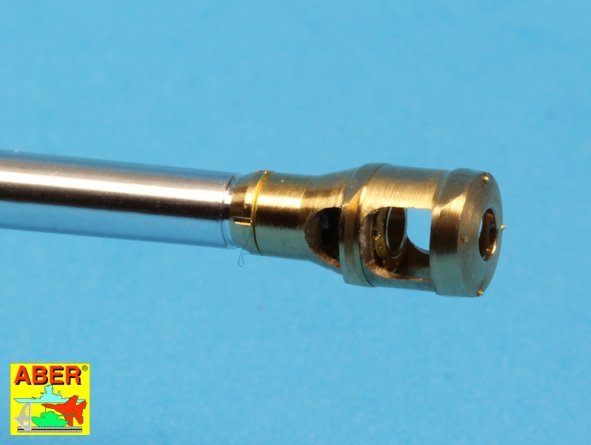 Aber 35L-137 US 76 mm M1A2 barrel with muzzle brake for Sherman M4 &amp;amp; M-18 Hellcat (1/35) – image 3