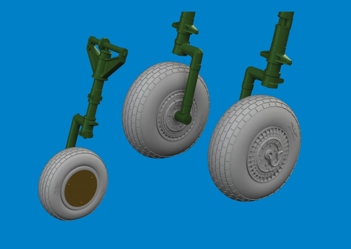 Eduard 6481105 B-26G wheels ICM 1/48 – Bild 2