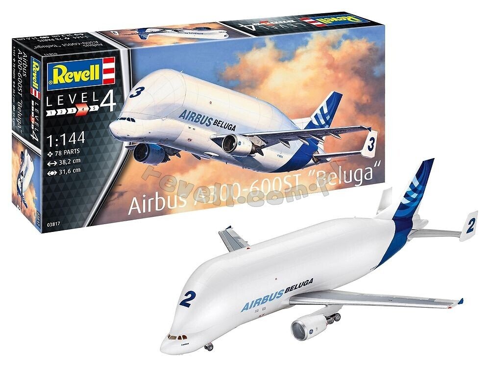 Revell 03817 Airbus A300-600ST Beluga 1/144 – zdjęcie 2