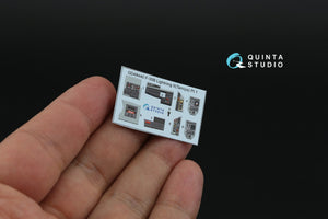 Quinta Studio QD48440 F-35B 3D-Printed &amp;amp; coloured Interior on decal paper (Tamiya) 1/48 – immagine 3