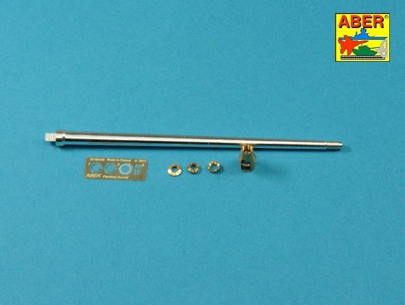 Aber 35L-241 7,5 cm barrel with muzzle brake for Panther Ausf.A 1/35 – immagine 2