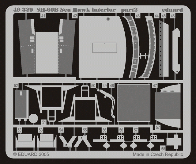 Eduard 49329 SH-60B interior 1/48 Italeri – zdjęcie 3