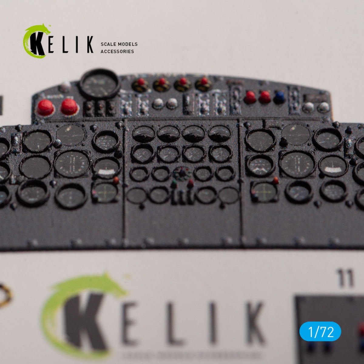 KELIK K72148 Vickers Valiant B(PR)K.1 front cockpit - interior 3D decals for Airfix kit 1/72 – Bild 2