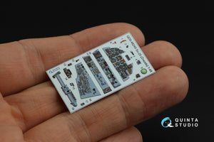 Quinta Studio QDS-48249 Su-25 3D-Printed &amp;amp; colored Interior on decal paper (Zvezda) 1/48 – Bild 12