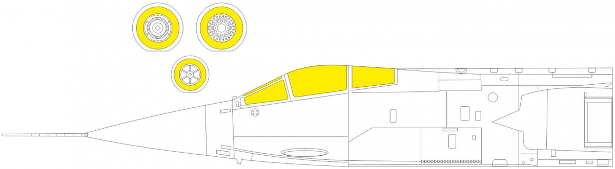 Eduard EX829 Hs F-104S KINETIC 1/48