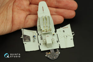 Quinta Studio QD32163 Bf 109G-2/4 3D-Printed &amp;amp; coloured Interior on decal paper (Revell) 1/32 – immagine 12
