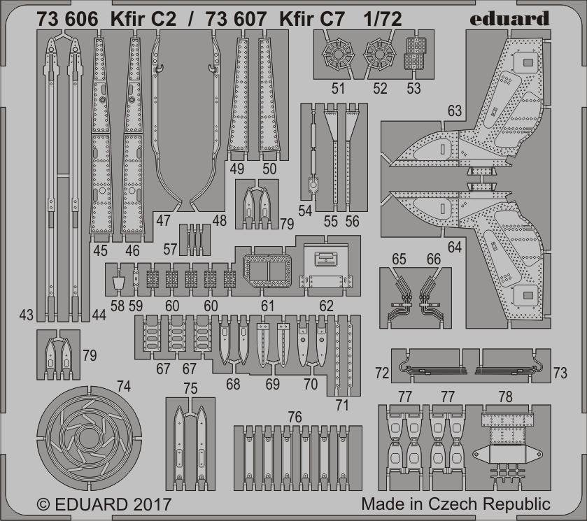 Eduard 73606 Kfir C2 AMK 1/72 – zdjęcie 2