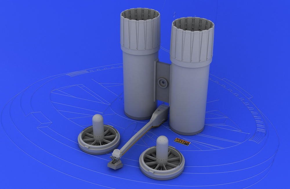 Eduard 632011 F-4 exhaust nozzles USN late 1/32 (Tamiya) – imagen 2