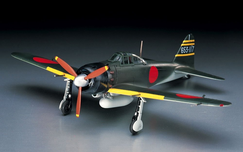 Hasegawa D22 Mitsubishi A6M Zero fighter type 52 1/72 – immagine 2