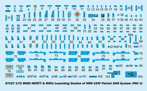 Trumpeter 07157 M983 HEMTT &amp;amp; M901 Launching Station w/ MIM-104F Patriot SAM System (PAC 3) 1/72 – Bild 5